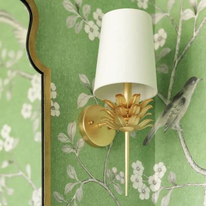 Alessio Vintage Antique Metal Fabric Wall Light Shades Bathroom Bedroom