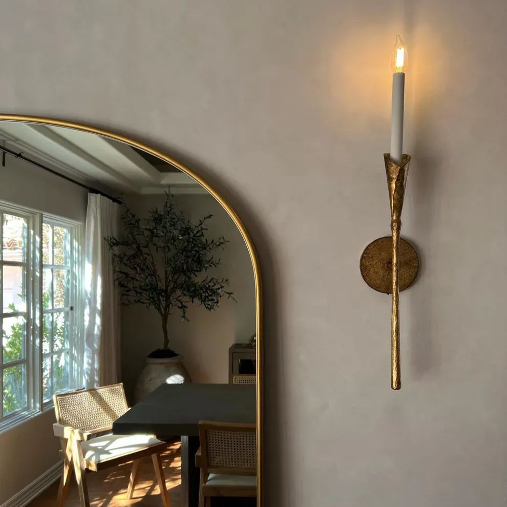 Alessio Vintage Antique Metal Fabric Wall Light Shades Kitchen Bedroom Living Room