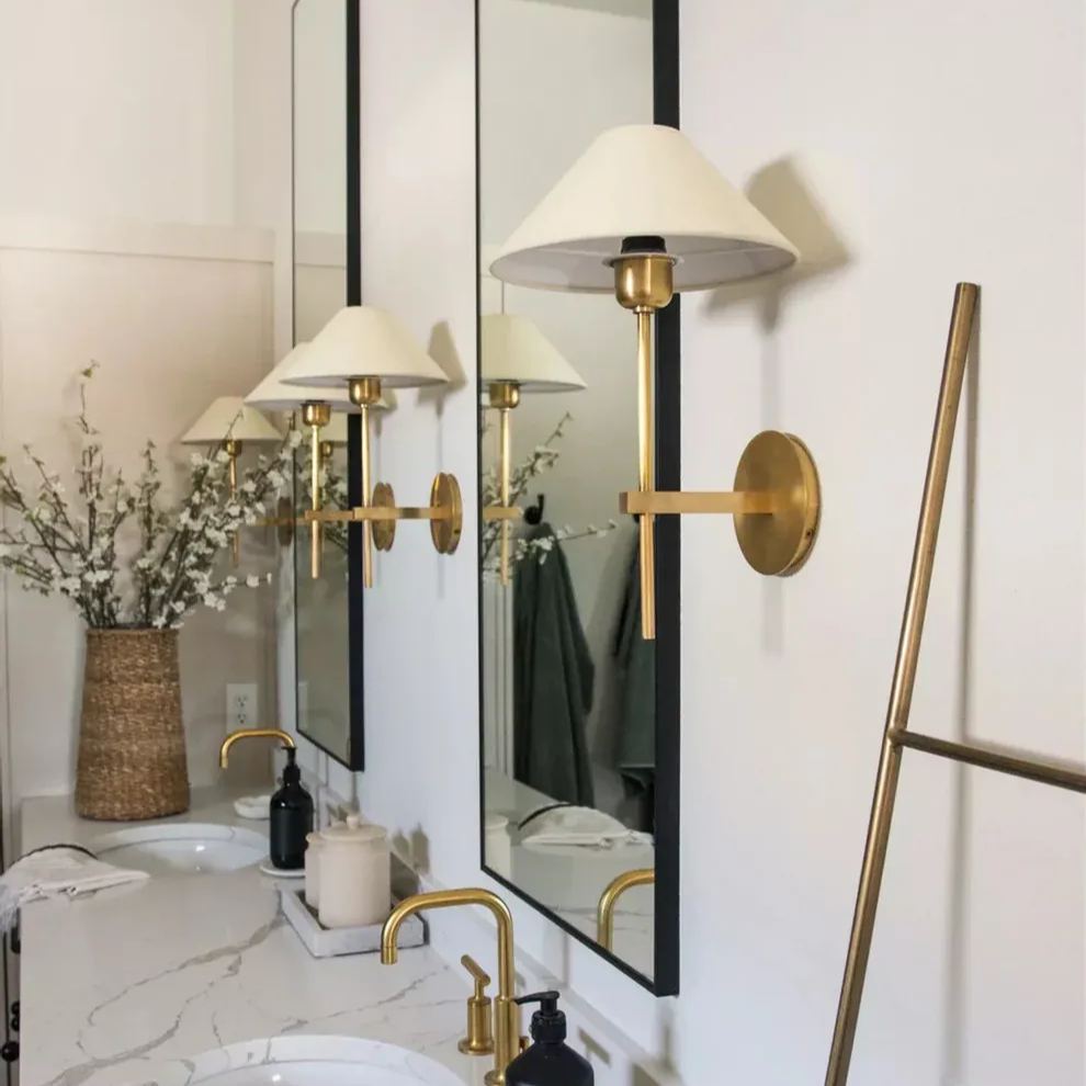 Alessio Vintage Classical Metal Wall Light Bathroom Bedroom Living Room