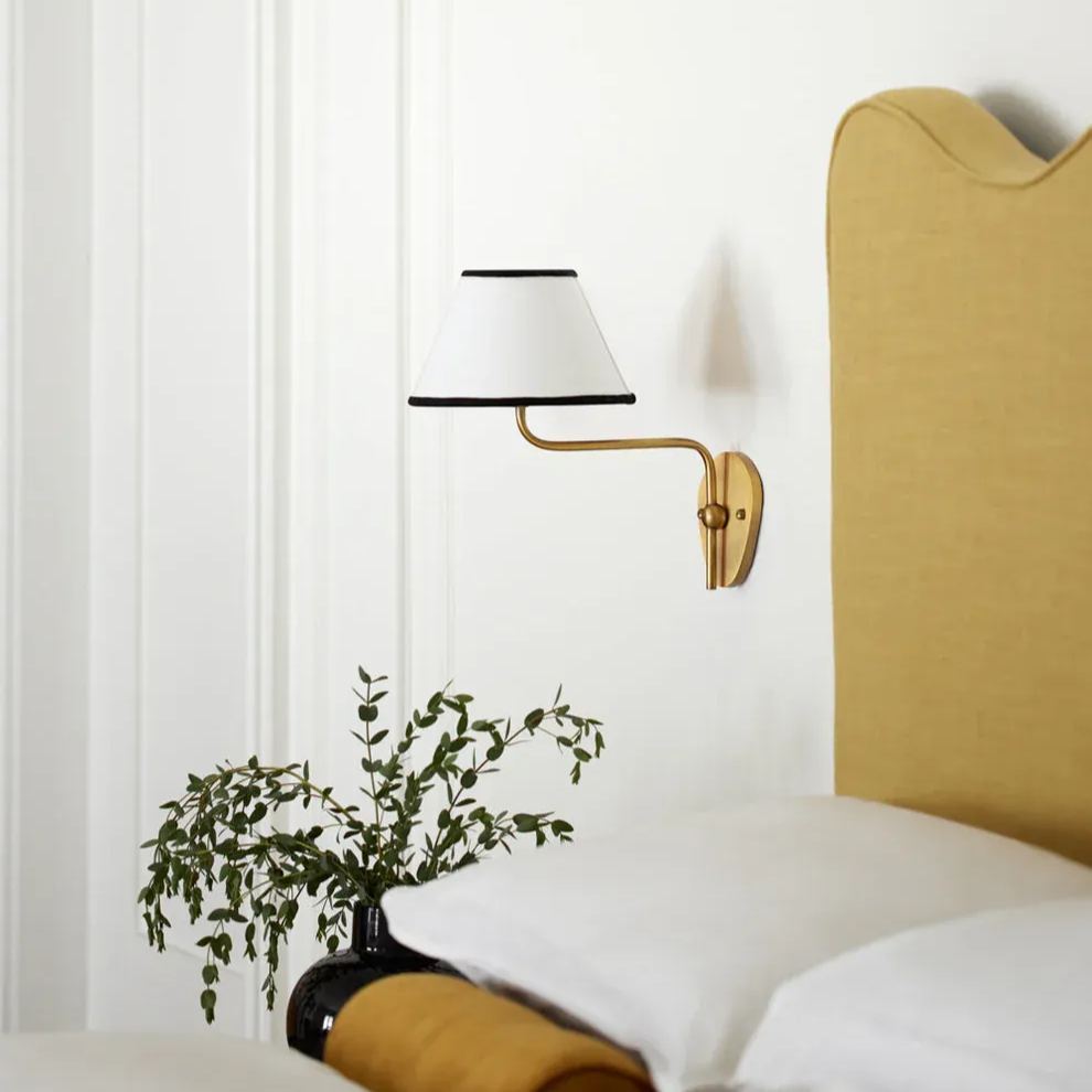 Alessio Vintage Classical Metal Wall Light Bedroom Living Room