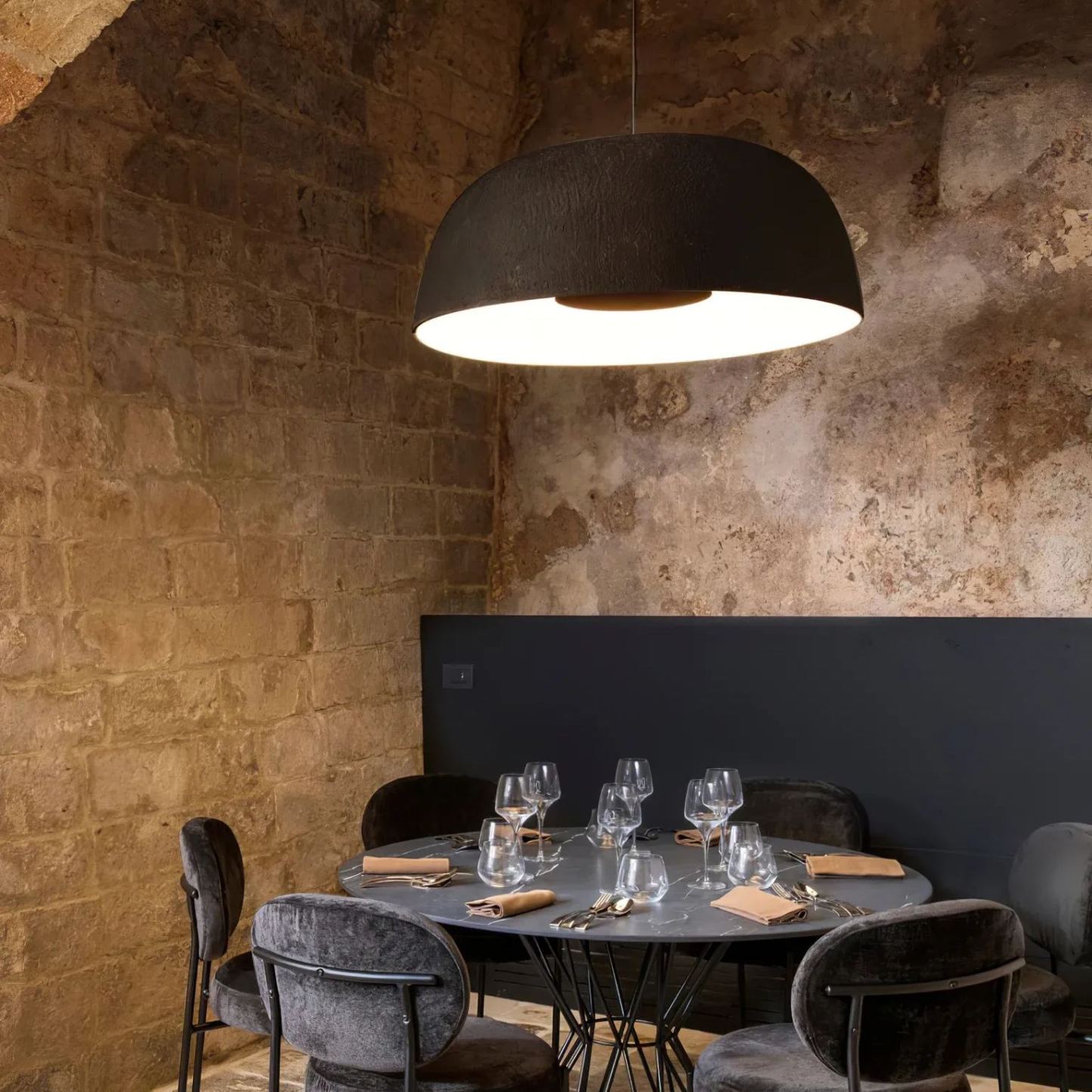 Stylish dining room with Carins pendant light, ideal for study or living space
