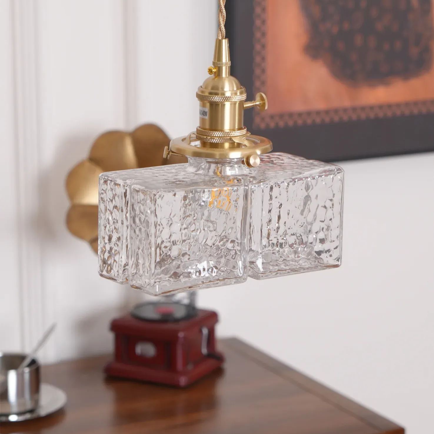 Alessio Vintage Luxury Glass Pendant Light Shades Dining Room Bedroom