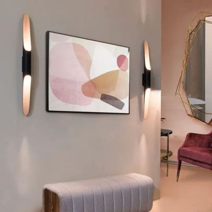 Orr Modern Minimalism Long Metal Wall Light Living Room Bedroom Hallway