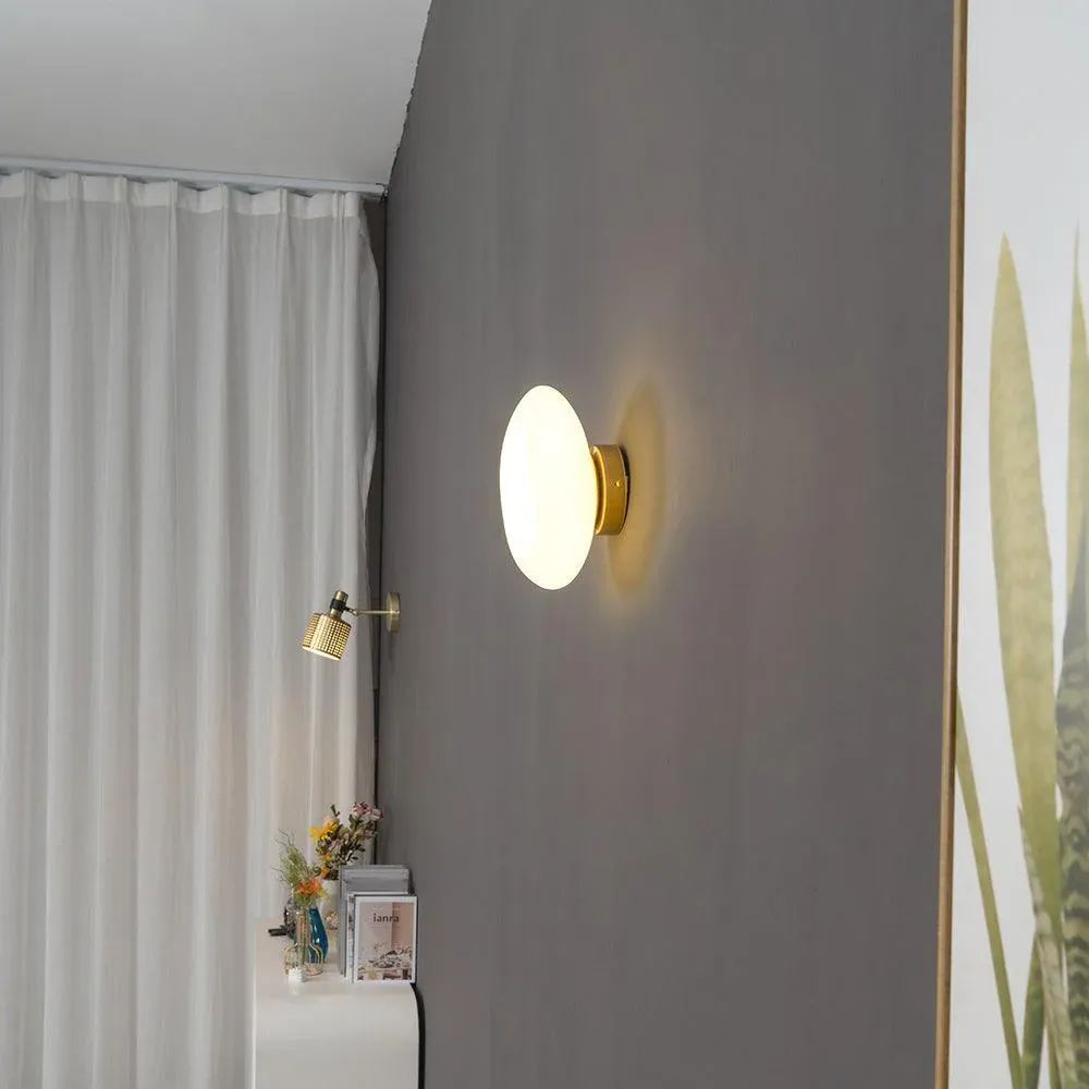 Byers Modern Egg Shape Acrylic Bubble Wall Light Living Room Bedroom Hallway