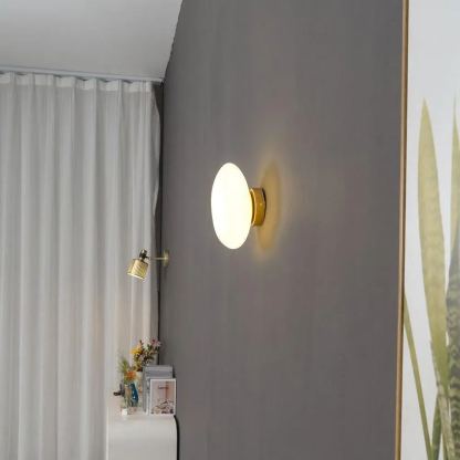 Byers Modern Egg Shape Acrylic Bubble Wall Light Living Room Bedroom Hallway