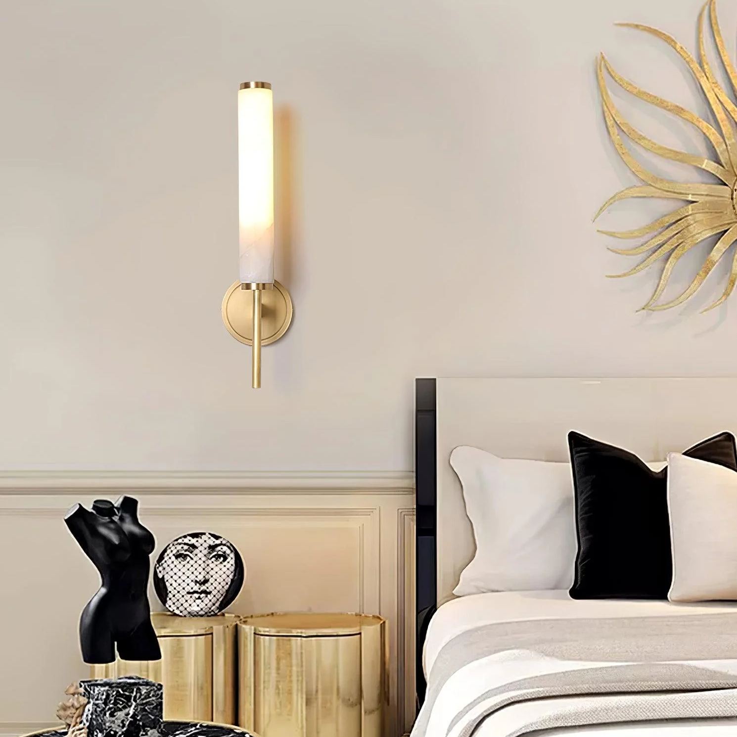 Alessio Modern Unusual Resin Wall Light Bedroom Living Room Hallway