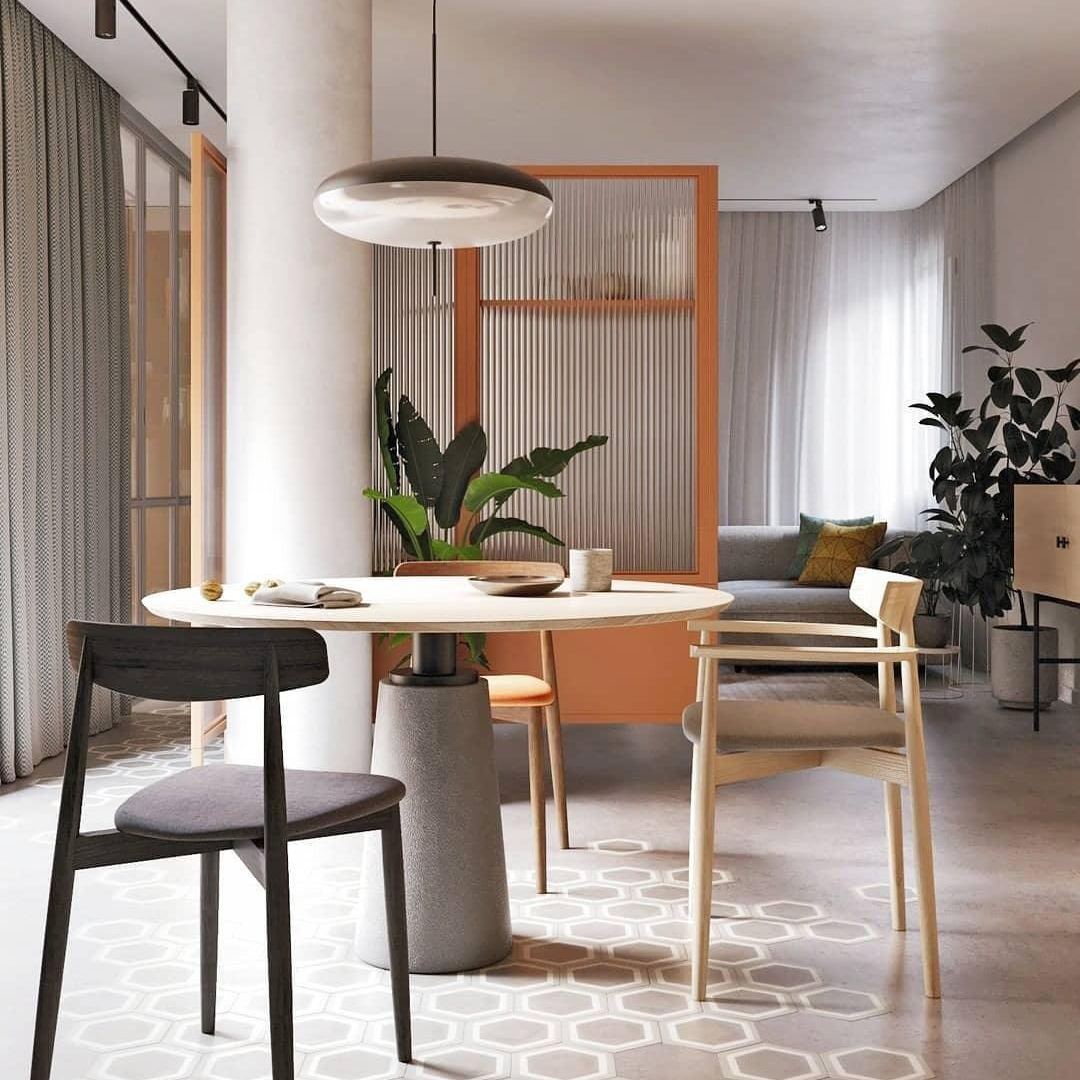 Leilani Nordic Modern Oval Single Pendant Light