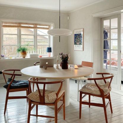 Leilani Nordic Modern Oval Single Pendant Light