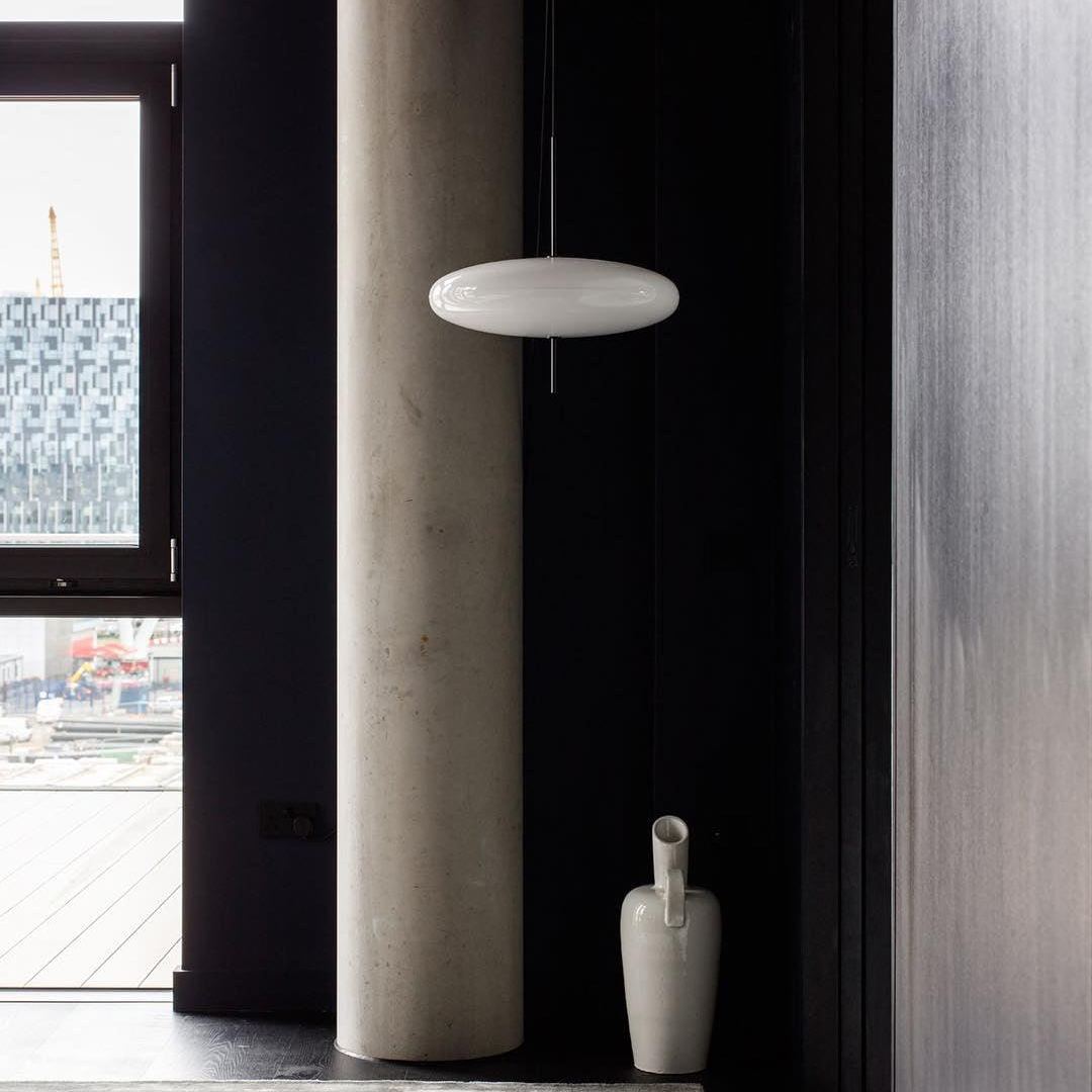 Leilani Nordic Modern Oval Single Pendant Light