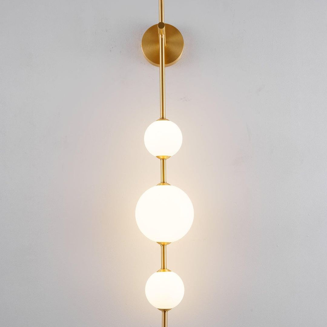 Edge Minimalism Metal Glass Plastic Wall Lamp Bedroom Living Room