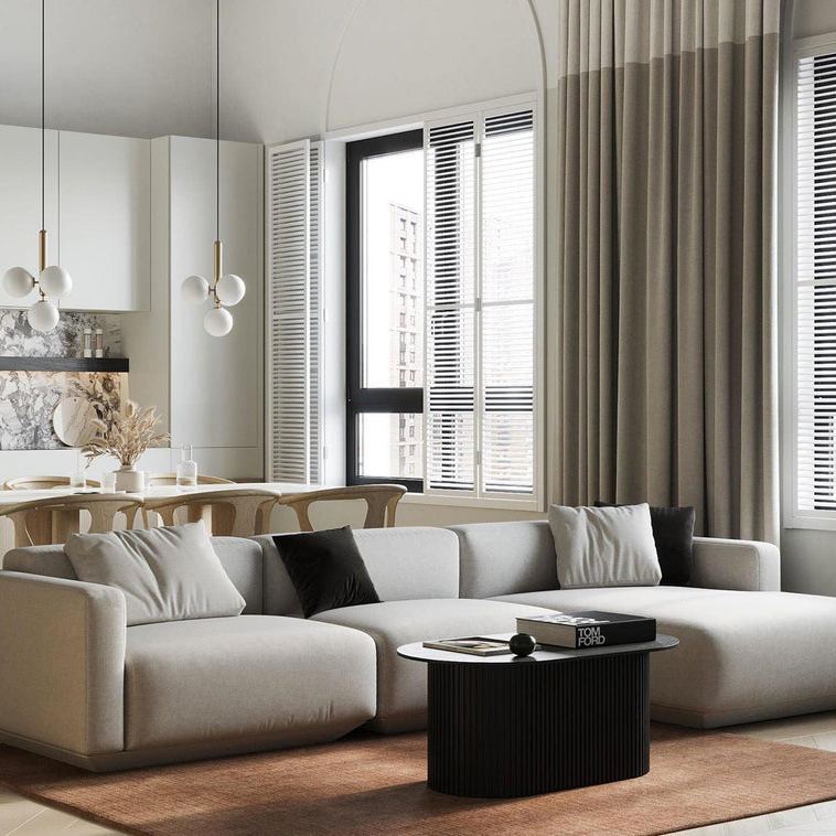 Hailie Minimalism Metal Glass Pendant Light Bedroom Living Room