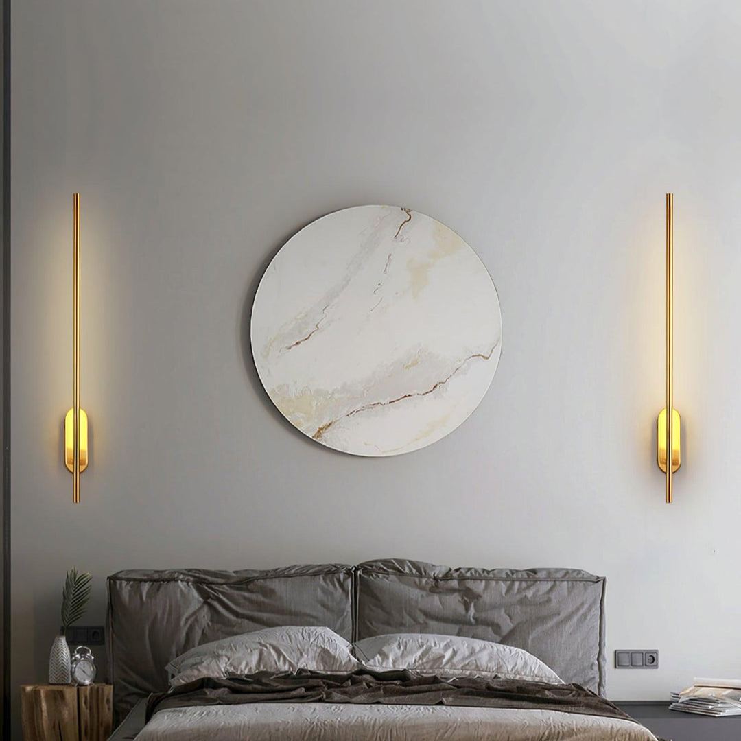 Edge Minimalism Metal Acrylic Wall Lamp Bedroom Living Room