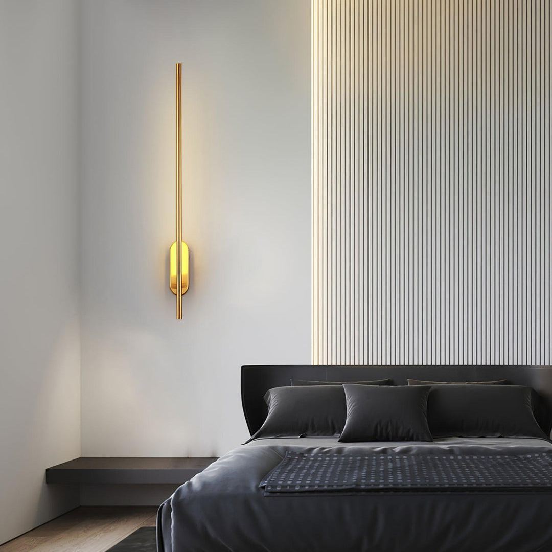 Edge Minimalism Metal Acrylic Wall Lamp Bedroom Living Room