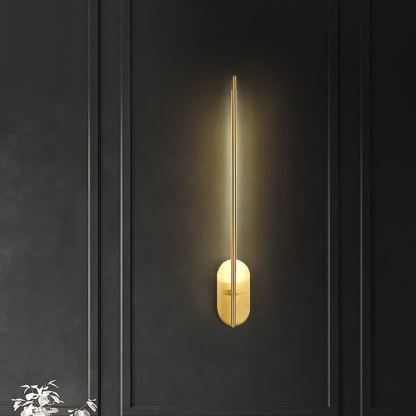 Edge Minimalism Metal Acrylic Wall Lamp Bedroom Living Room