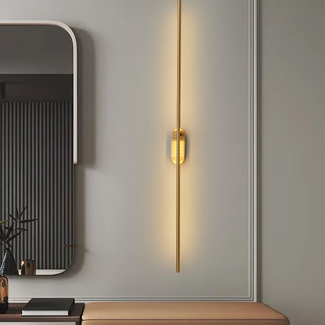 Edge Minimalism Metal Acrylic Wall Lamp Bedroom Living Room