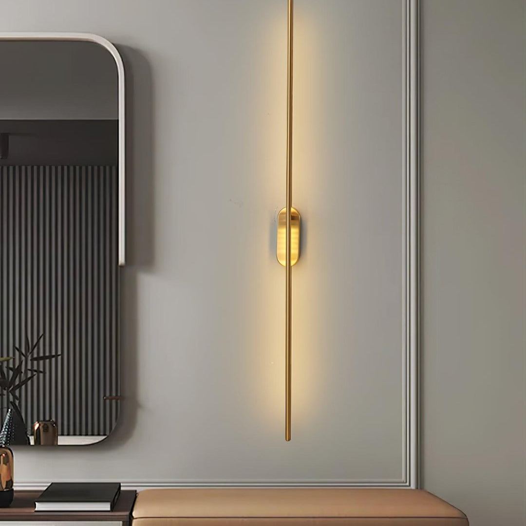 Edge Minimalism Metal Acrylic Wall Lamp Bedroom Living Room