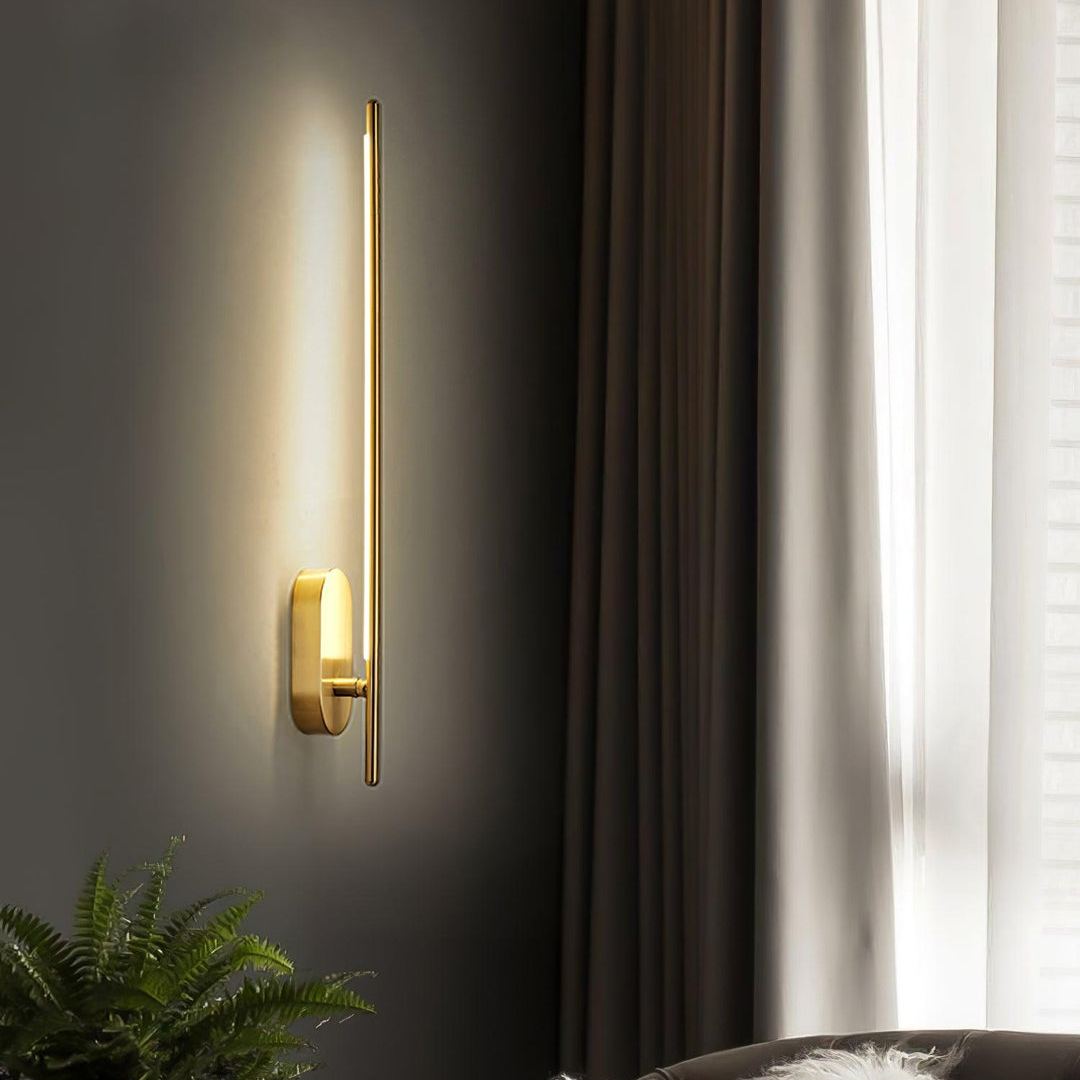 Edge Minimalism Metal Acrylic Wall Lamp Bedroom Living Room