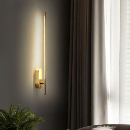 Edge Minimalism Metal Acrylic Wall Lamp Bedroom Living Room