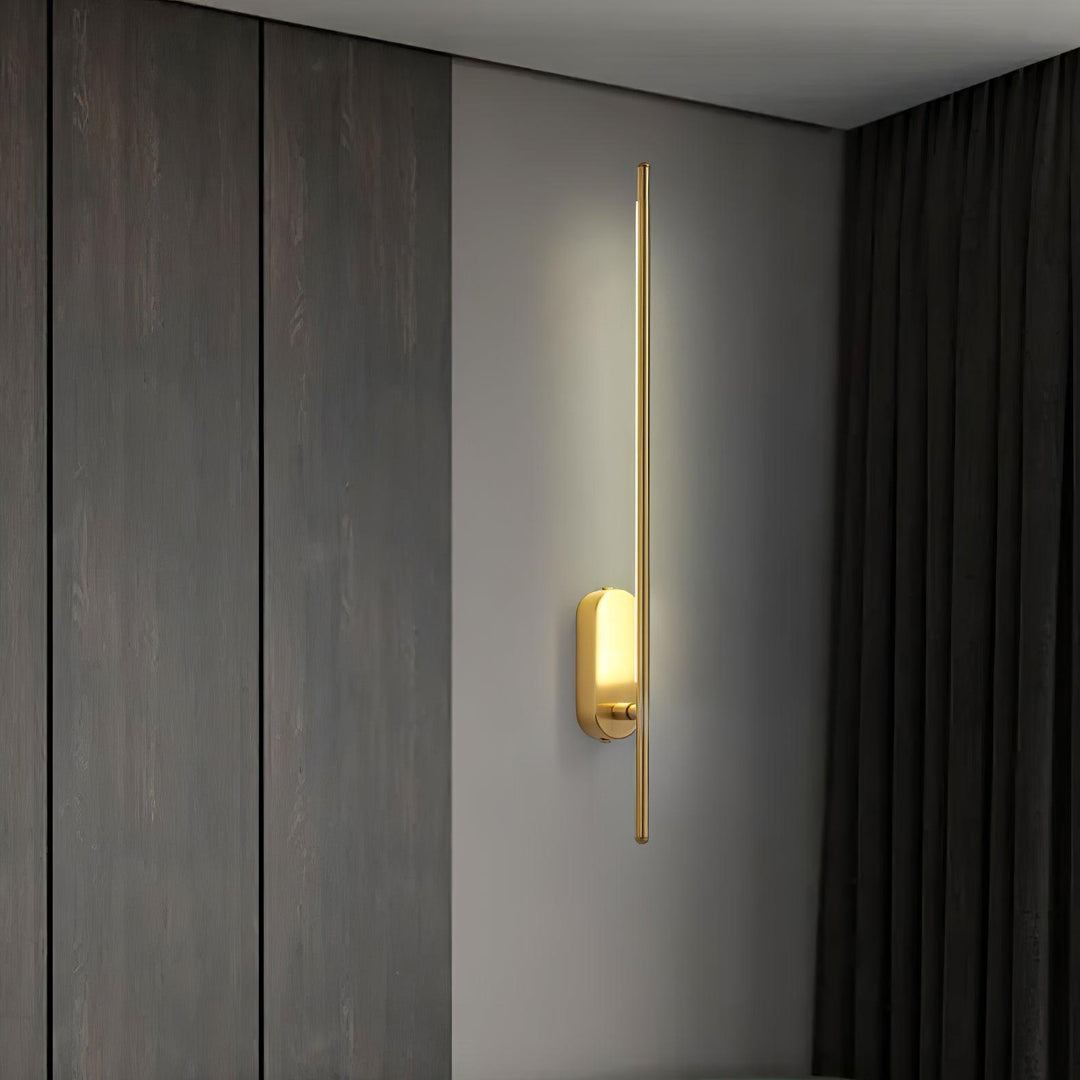 Edge Minimalism Metal Acrylic Wall Lamp Bedroom Living Room