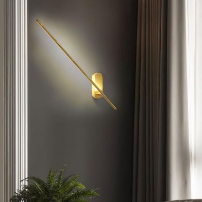 Edge Minimalism Metal Acrylic Wall Lamp Bedroom Living Room