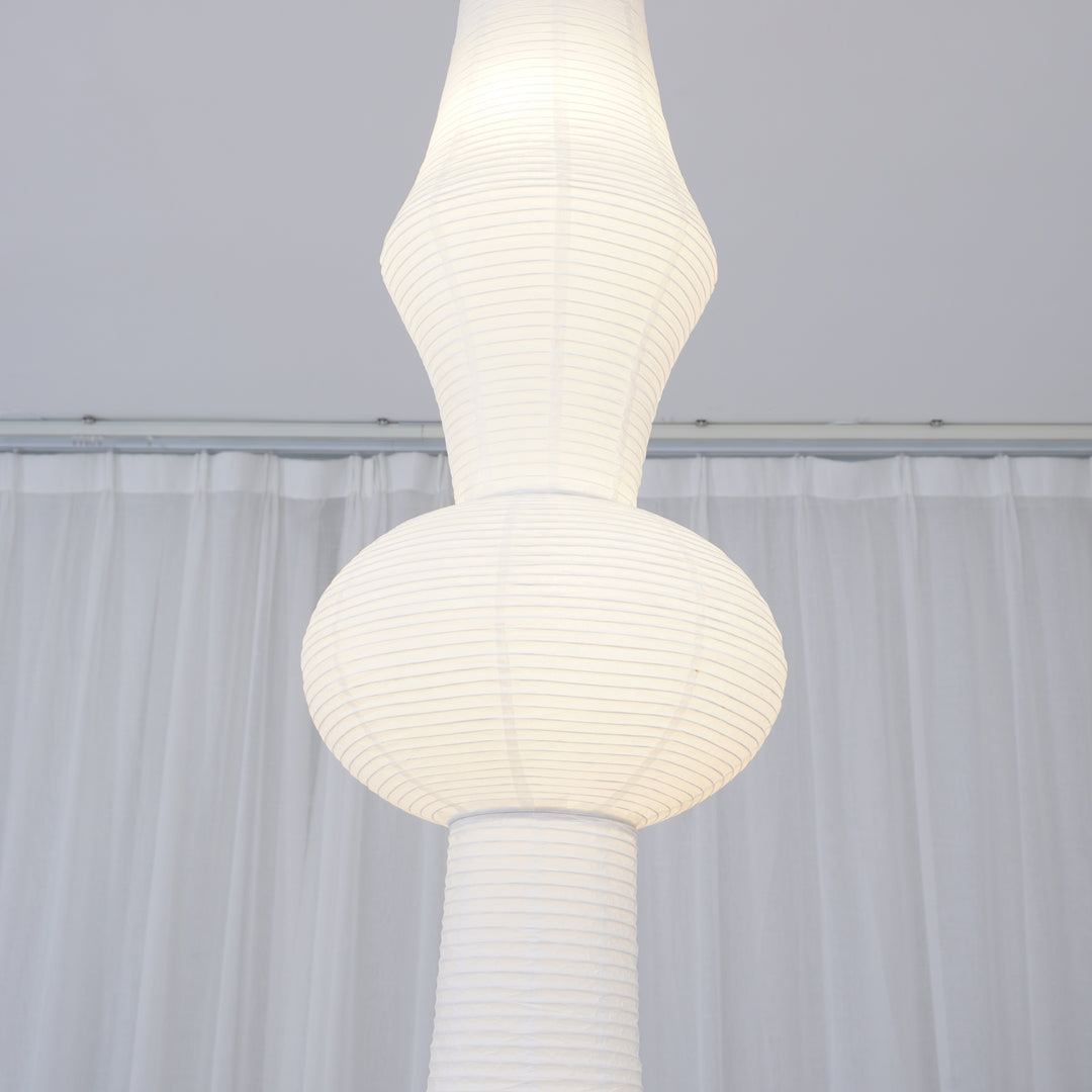 Renée Geometric Style Metal Paper Pendant Light Bedroom Living Room