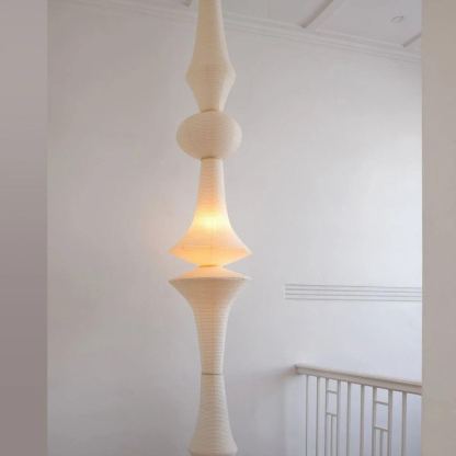 Renée Geometric Style Metal Paper Pendant Light Bedroom Living Room