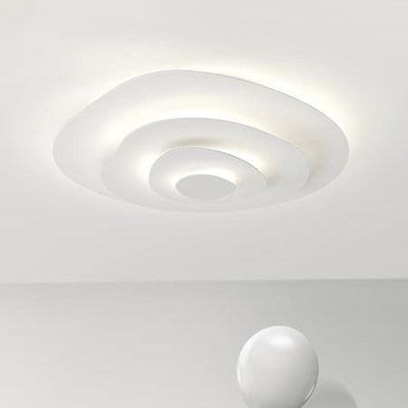 Quinn Modern Ripple Metal Ceiling Light Fixture Bedroom Living Room