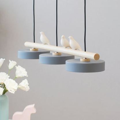 Morandi Modern Metal Wood Resin Acrylic Pendant Light Dining Room Bedroom