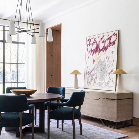 Alessio Minimalism Metal Glass Pendant Light Dining Room Bedroom