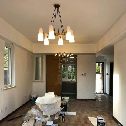 Alessio Minimalism Metal Glass Pendant Light Dining Room Bedroom