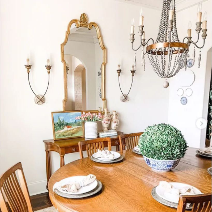 Alessio Vintage Gold Metal Wood Wall Lamp Dining Room Bedroom