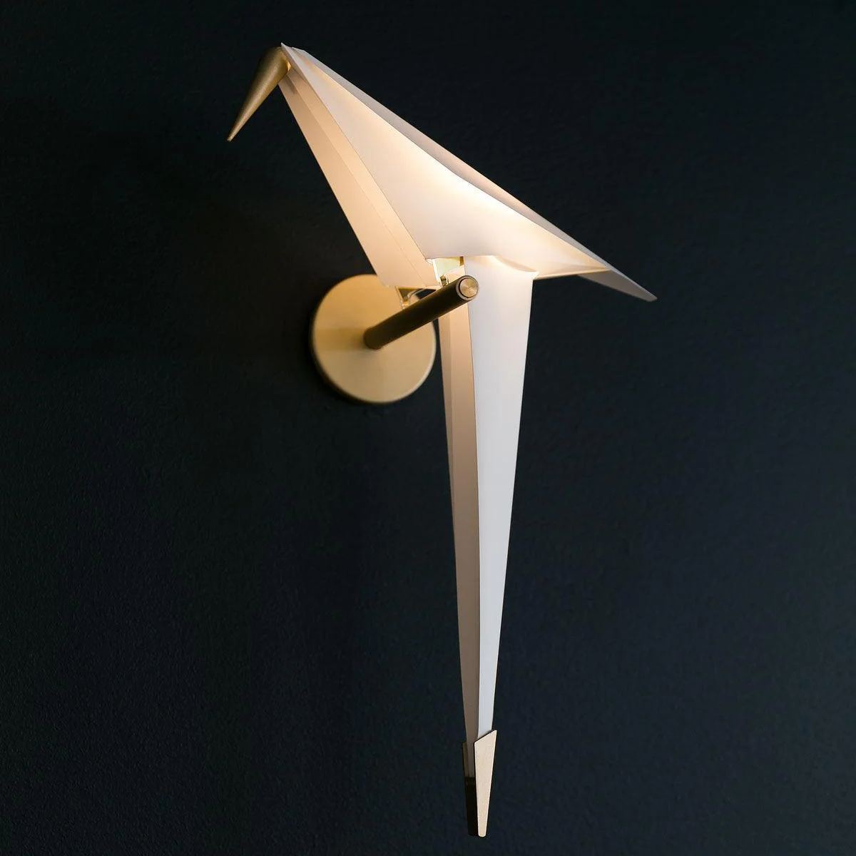 Orr Modern Unusual Bird PC Metal Wall Light Bedroom Study Living Room