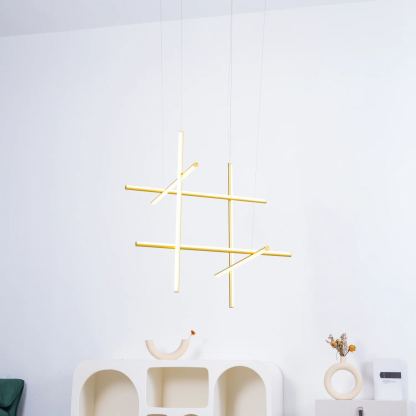 Valentina Minimalism Metal Gold Black Pendant Light Bedroom Living Room