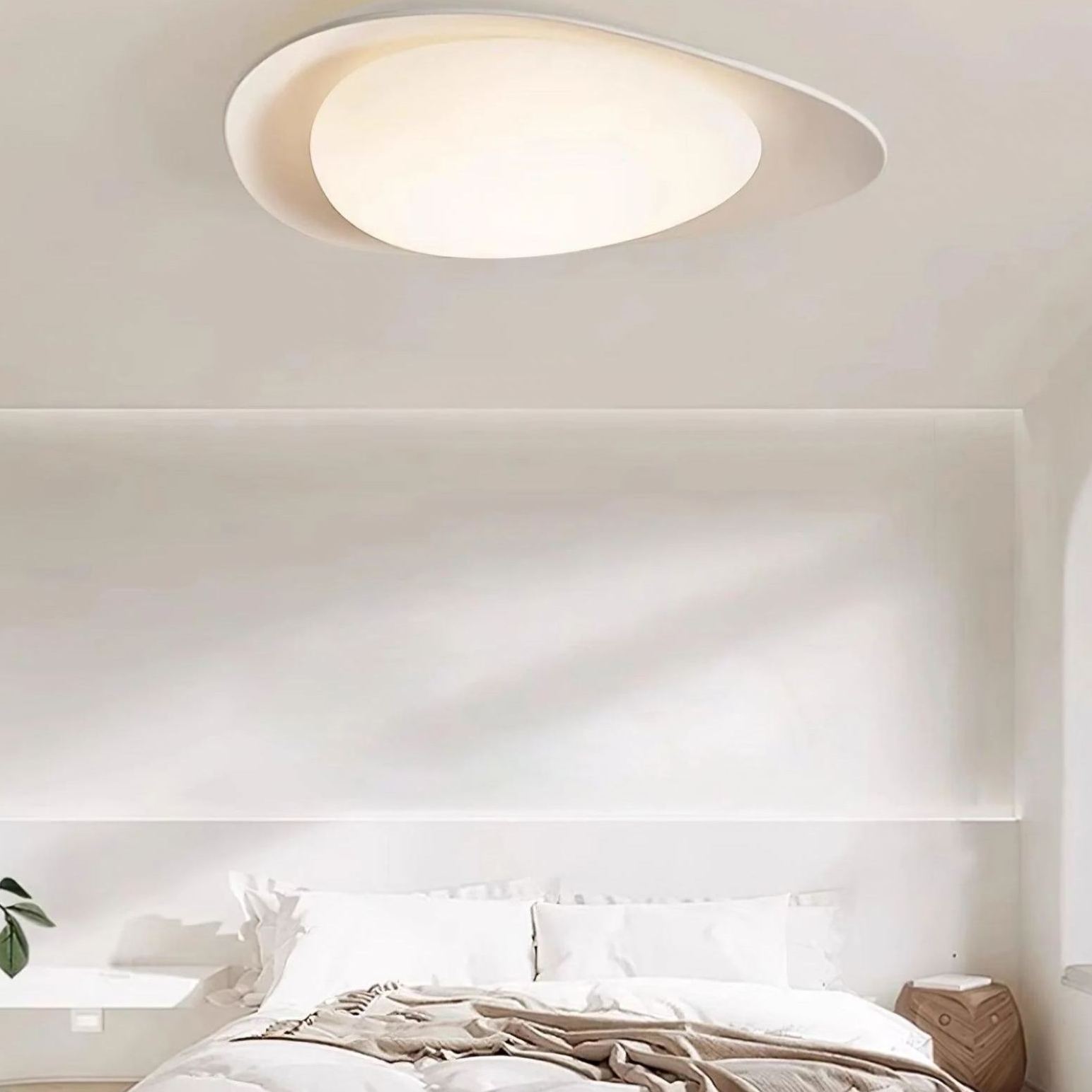 Quinn Modern Unusual Resin PE Ceiling Light Bedroom Hallway Living Room