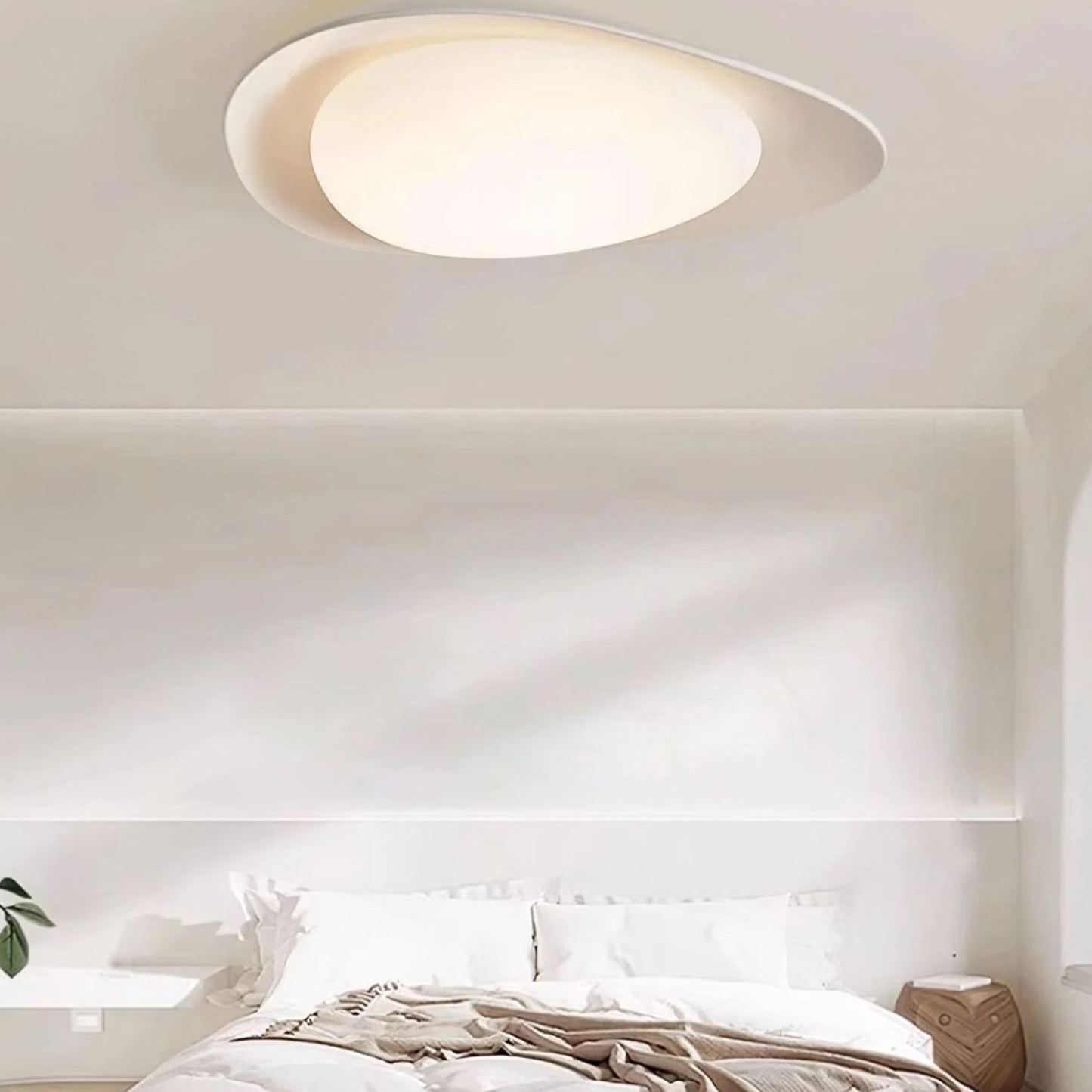 Quinn Modern Unusual Resin PE Ceiling Light Bedroom Hallway Living Room