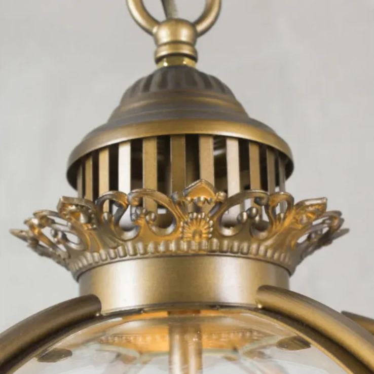 Alessio Vintage Glass Metal Black Pendant Light Dining Room Bedroom