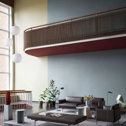 Hailie Modern Round Metal Glass Pendant Light Bedroom Dining Room