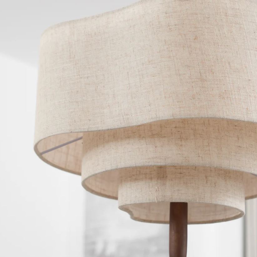 Renée Modern Pebble Fabric Pendant Light Bedroom Dining Room