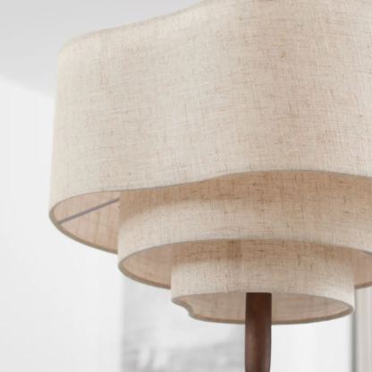 Renée Modern Pebble Fabric Pendant Light Bedroom Dining Room