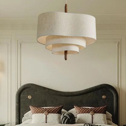 Renée Modern Pebble Fabric Pendant Light Bedroom Dining Room