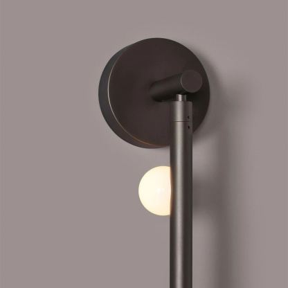 Edge Minimalism Metal Glass Wall Lamp Bedroom Living Room