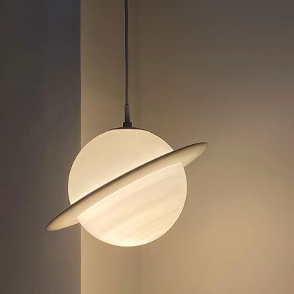 Hailie Modern Jupiter Round Pendant Light Shades Bedroom