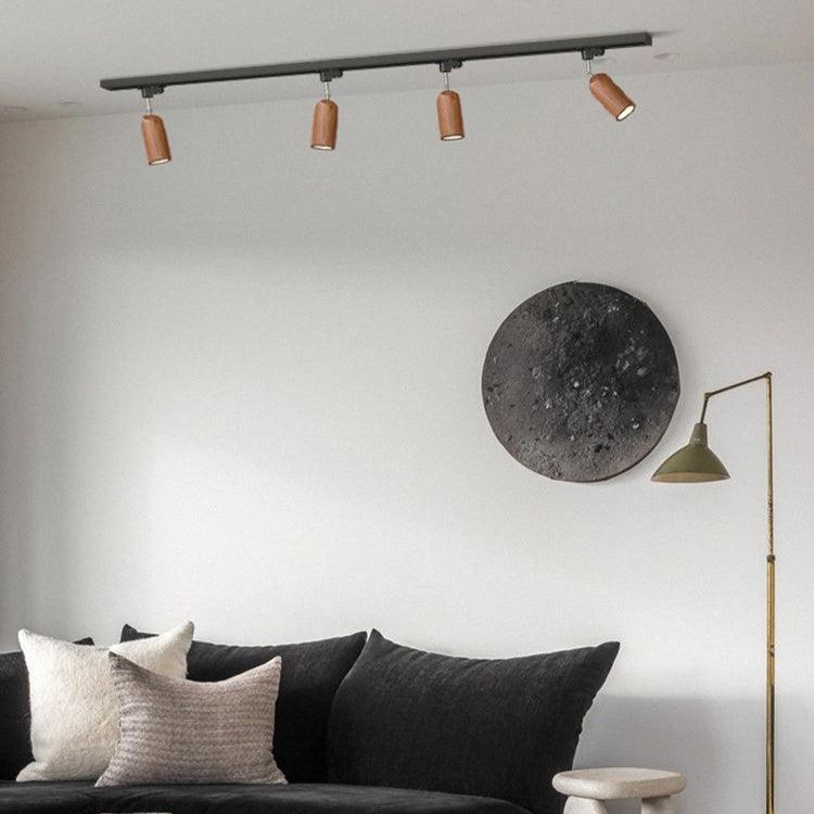 Ozawa Modern Wood Track Ceiling Light Living Room Bedroom Hallway