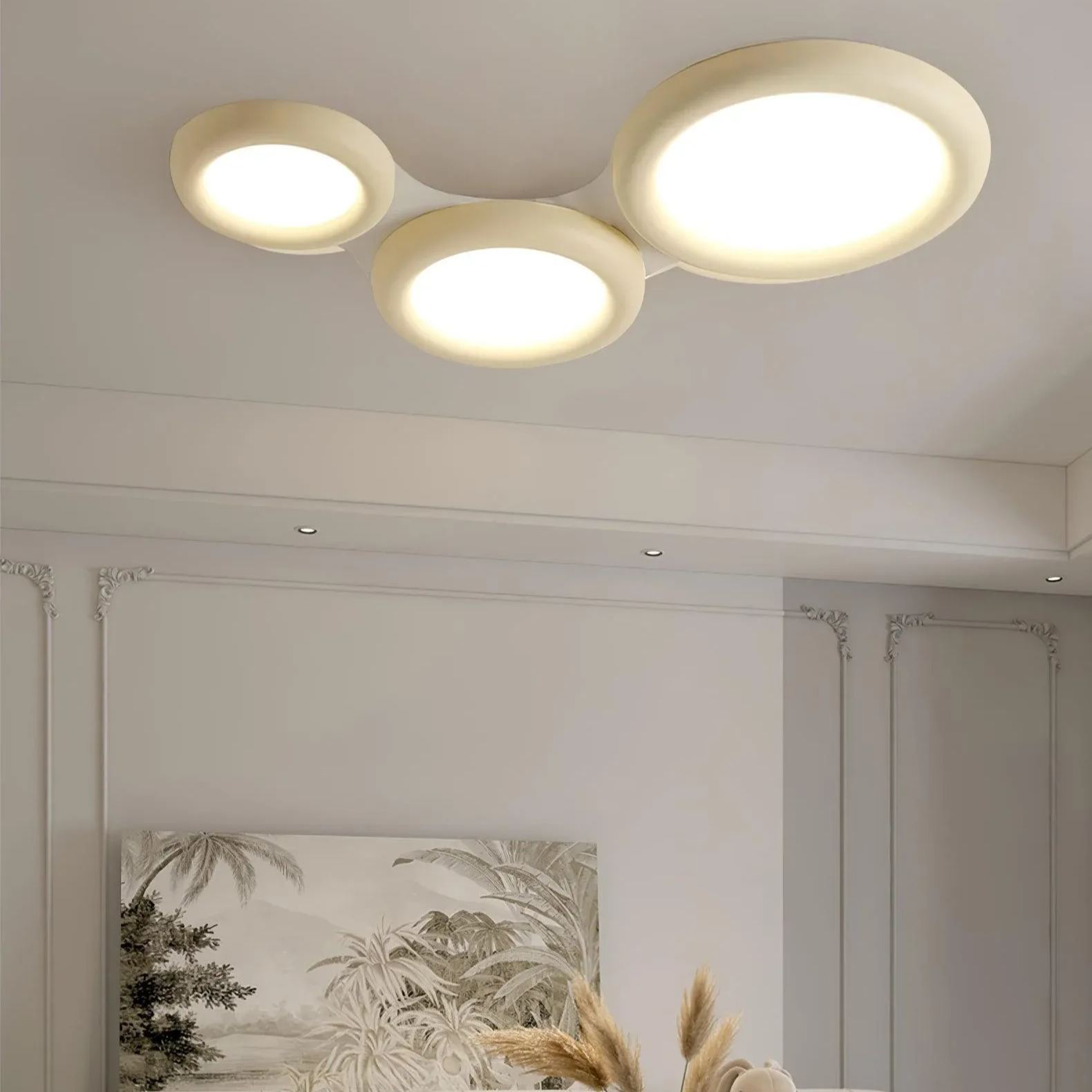 Quinn Modern Round LED Acrylic Ceiling Light Bedroom Living Room