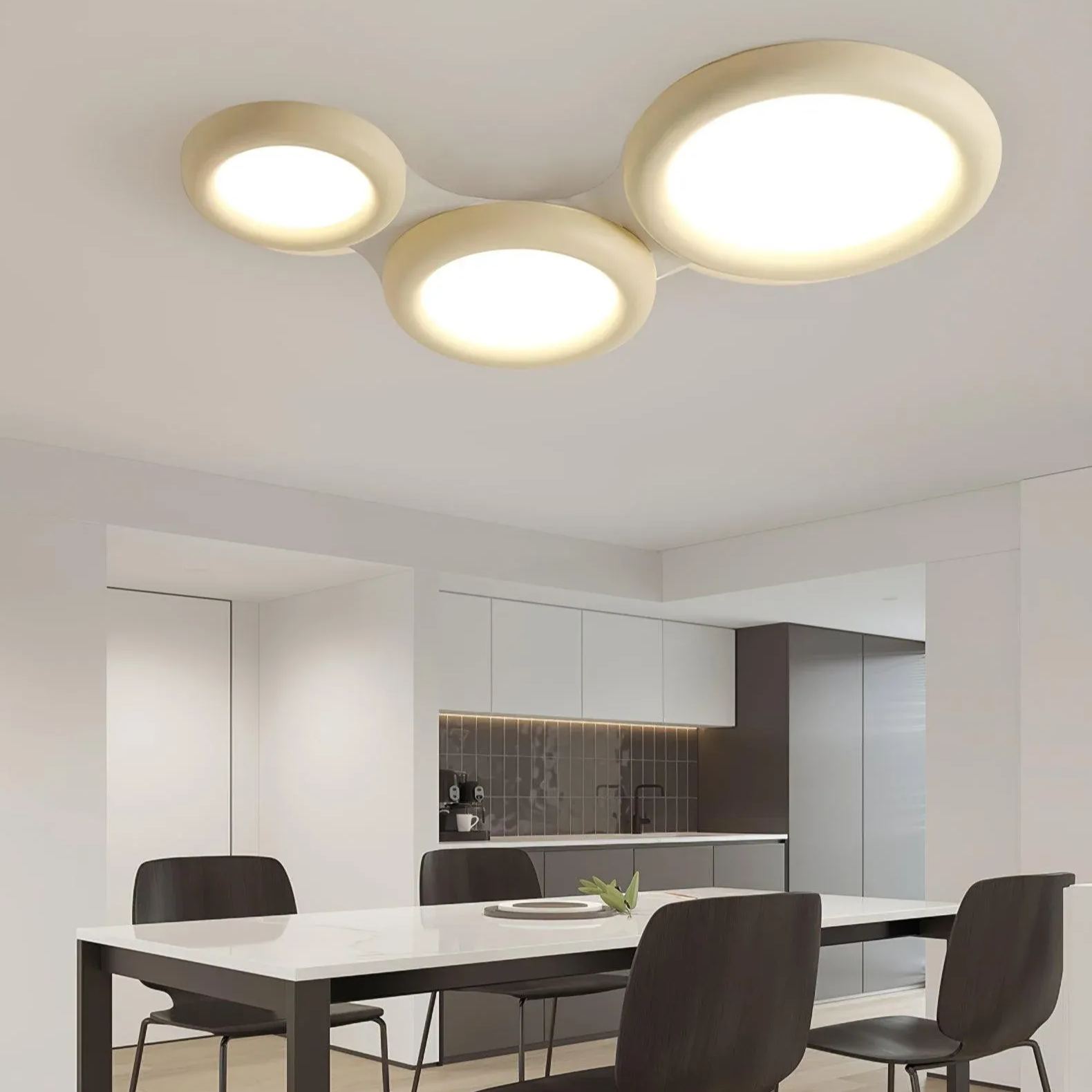 Quinn Modern Round LED Acrylic Ceiling Light Bedroom Living Room