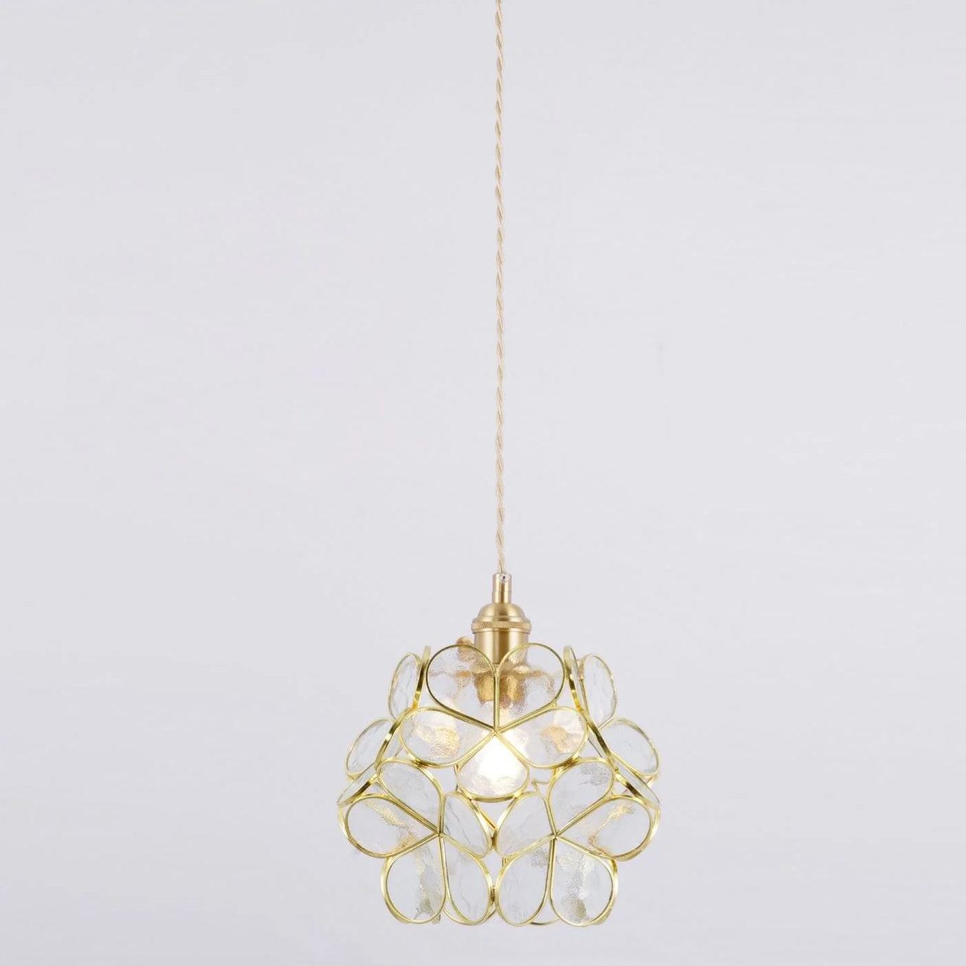 Alessio Vintage Flower Glass Pendant Light Shades Living Room Bedroom