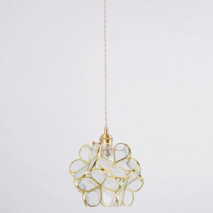 Alessio Vintage Flower Glass Pendant Light Shades Living Room Bedroom