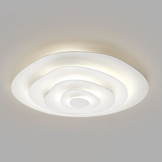 Quinn Modern Ripple Metal Ceiling Light Fixture Bedroom Living Room