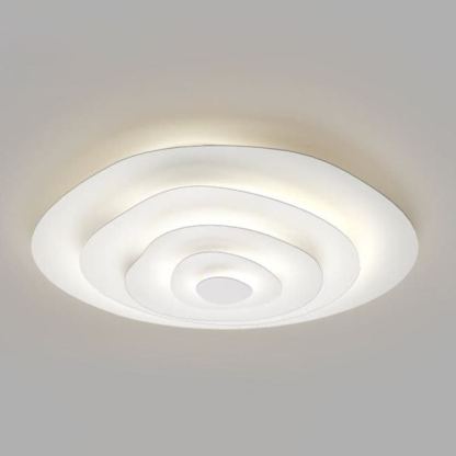 Quinn Modern Ripple Metal Ceiling Light Fixture Bedroom Living Room