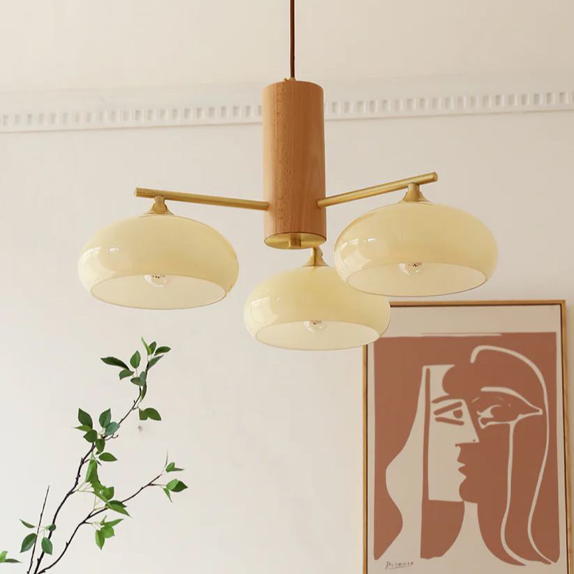 Valentina Modern Metal Glass Elliptical Pendant Light Shades Living Dining Room
